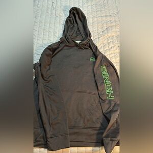 Cinch Black and Green Sweatshirt Casual Style